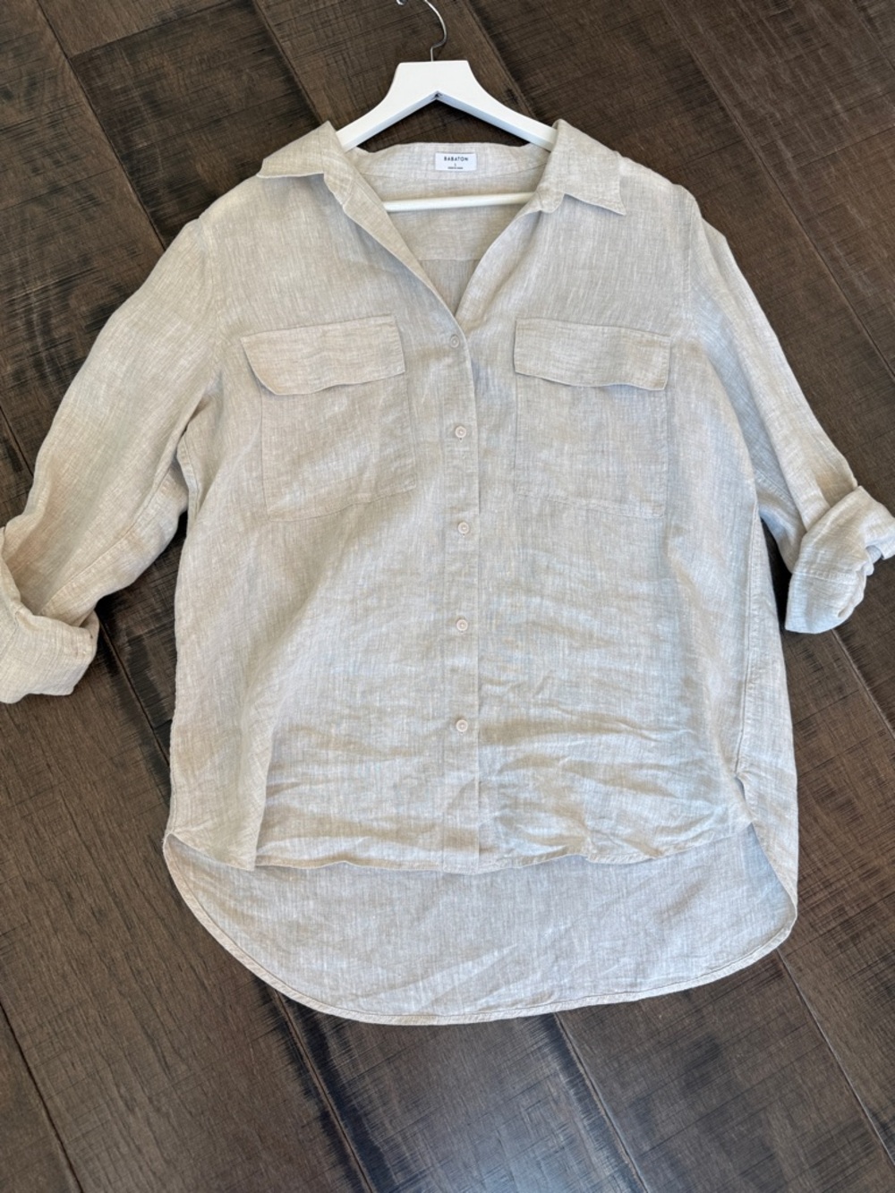 As new Aritzia BABATON button down shirt size large Babaton
Utility Linen Shirt - Picture 5 of 16